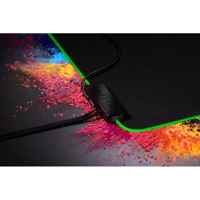 Spēļu peles paliktnis Razer Goliathus Extended Chroma Melns