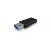 ICY BOX IB-CB015 USB Type-C 3.1 (Gen 2) USB Type-A 3.1 (Gen 2) Melns