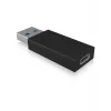 ICY BOX IB-CB015 USB Type-C 3.1 (Gen 2) USB Type-A 3.1 (Gen 2) Melns
