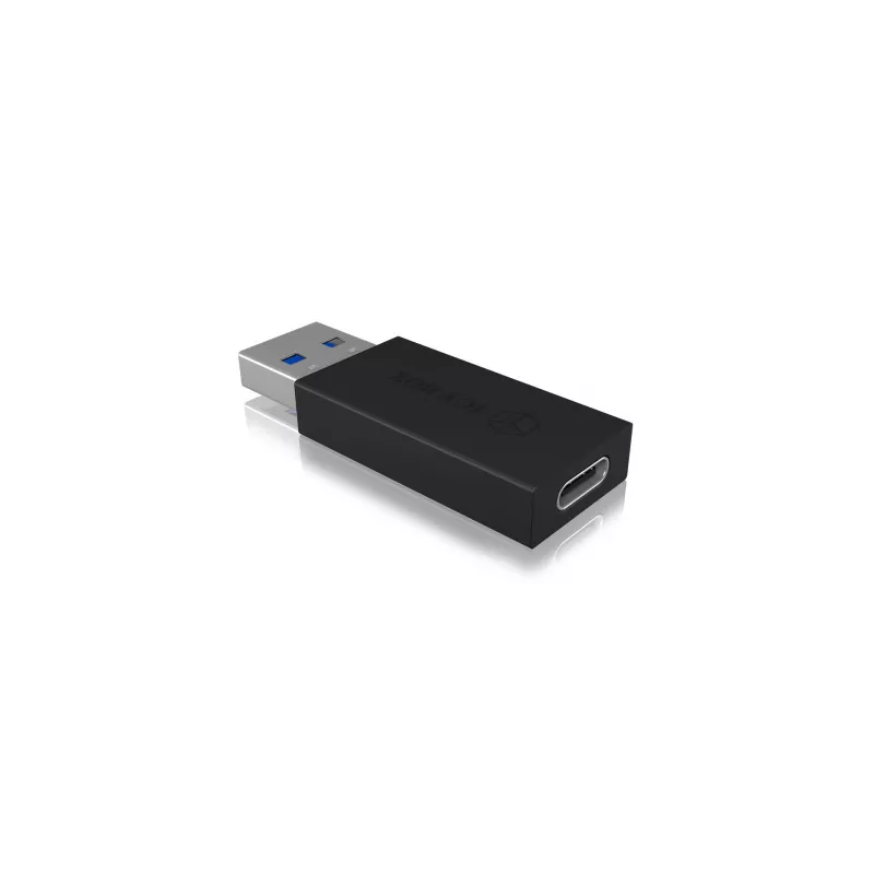 ICY BOX IB-CB015 USB Type-C 3.1 (Gen 2) USB Type-A 3.1 (Gen 2) Melns