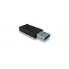 ICY BOX IB-CB015 USB Type-C 3.1 (Gen 2) USB Type-A 3.1 (Gen 2) Melns