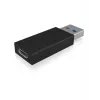 ICY BOX IB-CB015 USB Type-C 3.1 (Gen 2) USB Type-A 3.1 (Gen 2) Melns