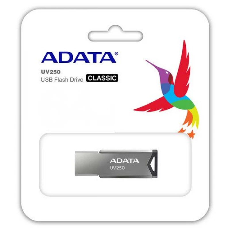 ADATA UV250 USB zibatmiņas disks 16 GB USB Type-A 2.0 Sudraba
