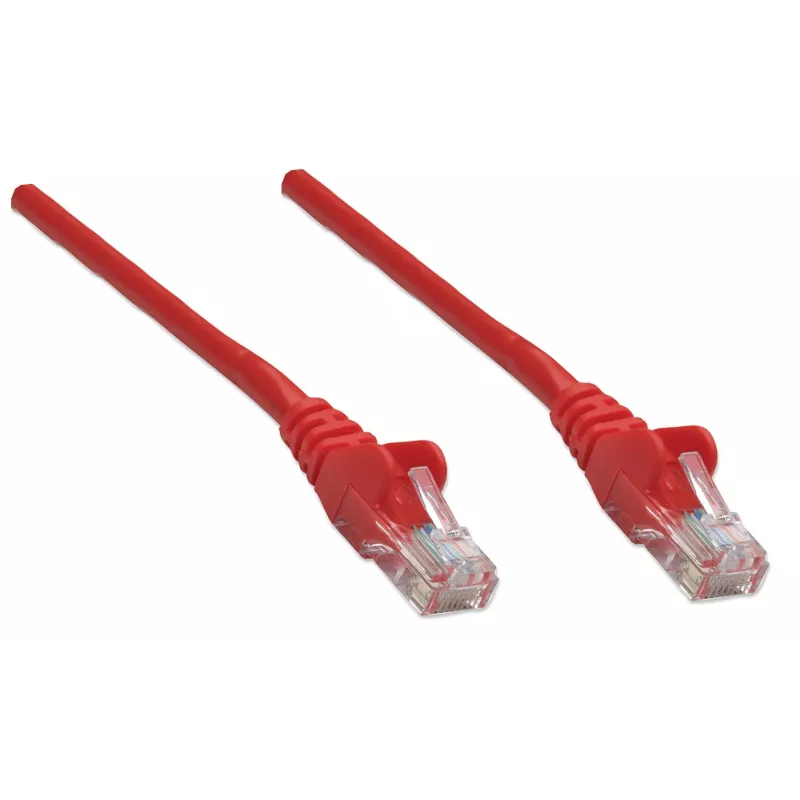 Goobay tīkls komutācijas kabelis, Cat5e, 3m, Red, CCA, U/UTP, PVC, RJ45, Gold Plated Contacts, Snagless, Booted, Lifetime Warranty