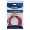 Goobay tīkls komutācijas kabelis, Cat5e, 3m, Red, CCA, U/UTP, PVC, RJ45, Gold Plated Contacts, Snagless, Booted, Lifetime Warranty