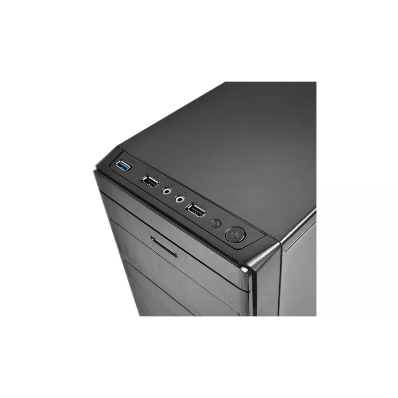 PC korpuss DeepCool Wave V2 Mini Tower Melns — microATX/Mini-ITX, 350×175×390 mm, GPU līdz 34 cm, CPU dzesētāja augstums 14 cm