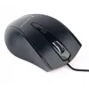 GEMBIRD USB optiskā labās rokas pele MUS-4B-02 — 1200 DPI, 4 pogas, vadu, melna