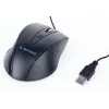 GEMBIRD USB optiskā labās rokas pele MUS-4B-02 — 1200 DPI, 4 pogas, vadu, melna