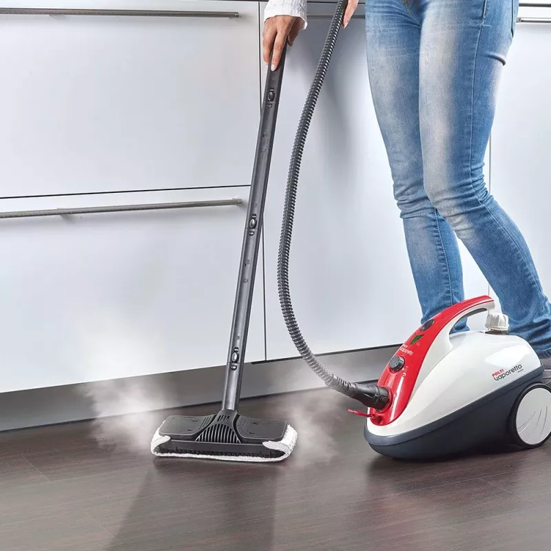 Polti Vaporetto Smart 30_R cilindriskais tvaika tīrītājs 1,6 L 1800 W sarkans, balts