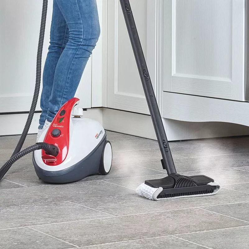 Polti Vaporetto Smart 30_R cilindriskais tvaika tīrītājs 1,6 L 1800 W sarkans, balts