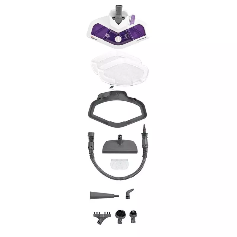 Polti Vaporetto SV440_Double tvaika mops 0,3 l 1500 W Violeta, Balta