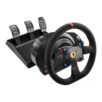 Thrustmaster T300 Ferrari Integral Racing Wheel Alcantara Edition Melns Stūre + Pedāļi Analogs / Ciparu PC, PlayStation 4, Playstation 3