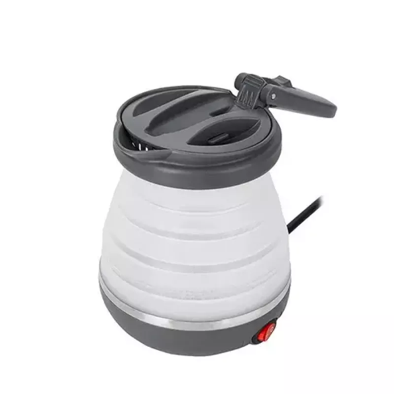 Elektriskā tējkanna Adler AD 1279 — 0,6 L, 750 W, plastmasas korpuss, pogu vadība, indikatora gaisma