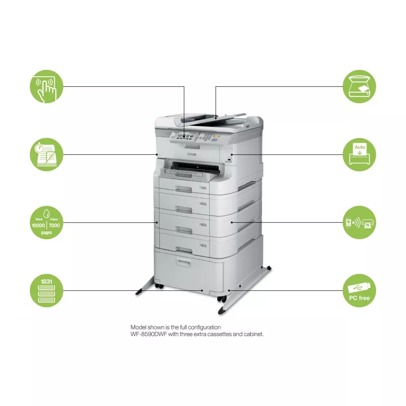 Tintes kasetne XXL Epson C13T869240 ciāna