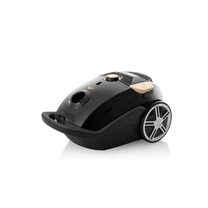 Cilindra putekļsūcējs ETA Avanto 3 L — 800 W, 3 L putekļu maisiņš, HEPA filtrēšana, sausā tīrīšana, mīkstās mēbeles/cietās grīdas/paklāji, melns/bēšs