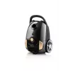 Cilindra putekļsūcējs ETA Avanto 3 L — 800 W, 3 L putekļu maisiņš, HEPA filtrēšana, sausā tīrīšana, mīkstās mēbeles/cietās grīdas/paklāji, melns/bēšs