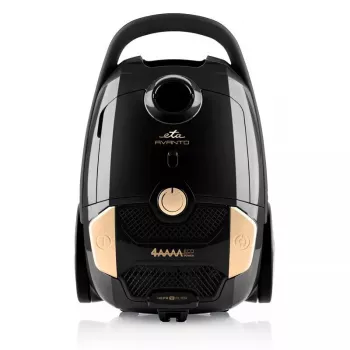 Cilindra putekļsūcējs ETA Avanto 3 L — 800 W, 3 L putekļu maisiņš, HEPA filtrēšana, sausā tīrīšana, mīkstās mēbeles/cietās grīdas/paklāji, melns/bēšs