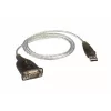ATEN USB 2.0 uz RS-232 adapteris (100 cm), melns, metālisks, 1 m, USB Type-A, DB-9, vīriešu, vīriešu