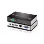 ATEN USB VGA KVM pagarinātājs (150m), Raidītājs un uztvērējs, Vadu, 150 m, Cat5e, 1920 x 1200, 1600 x 1200, 1280 x 1024, Melna, Pelēka