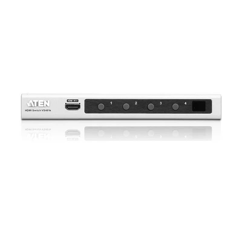 ATEN 4 portu 4K HDMI audio/video slēdzis ar IR tālvadības pulti