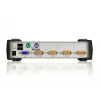 ATEN 4 portu USB - PS/2 VGA KVM slēdzis (iekļauti KVM kabeļi), 2048 x 1536 pikseļi, QXGA, 0,45 W, melns, pelēks