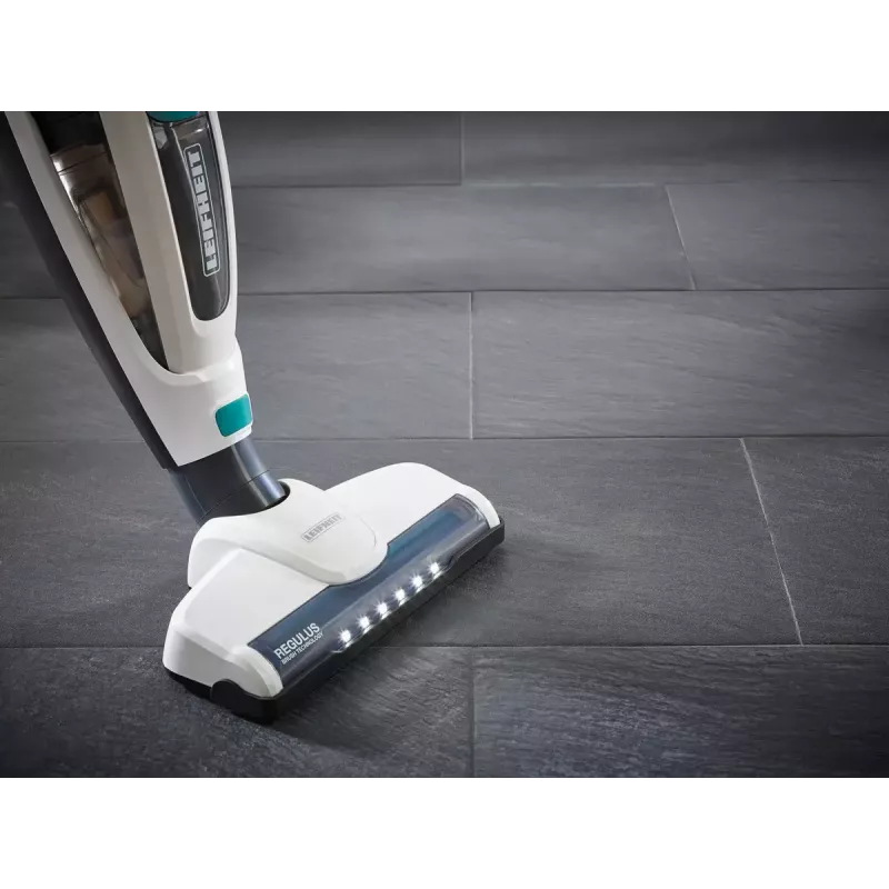 2-in-1 stick vacuum Leifheit PowerVac 2in1 — cordless 20 V, 40 min runtime, cyclonic, removable handheld, washable filter