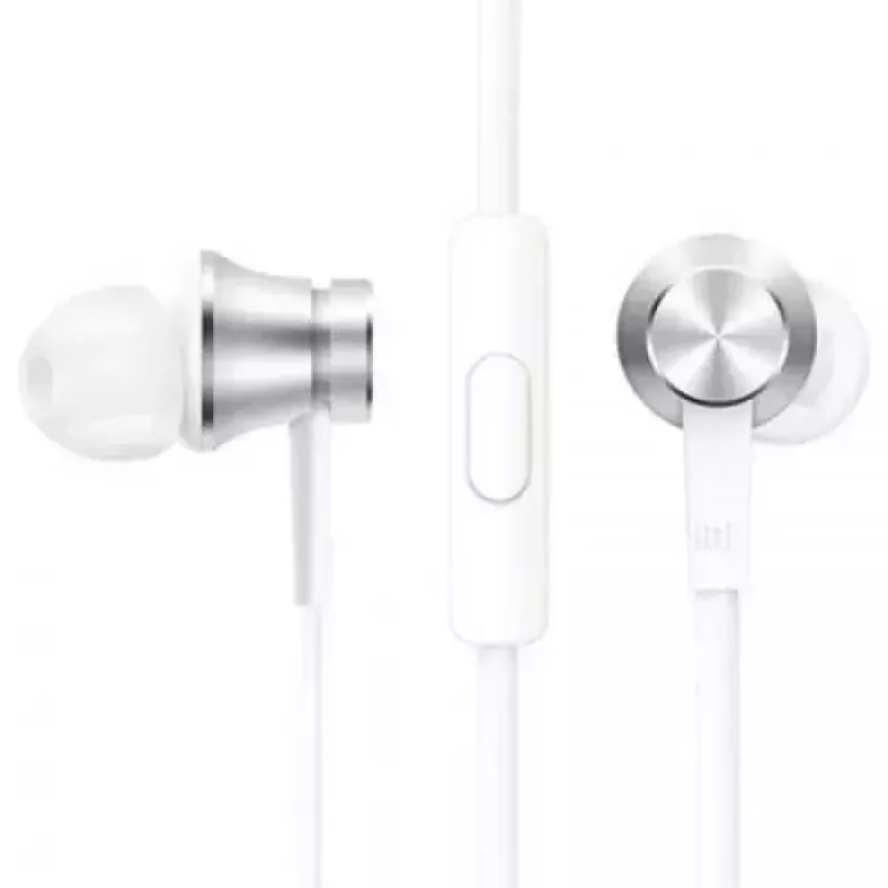 Xiaomi Mi In-Ear Headphones Basic austiņas 3.5 mm savienotājs Sudraba, Balta