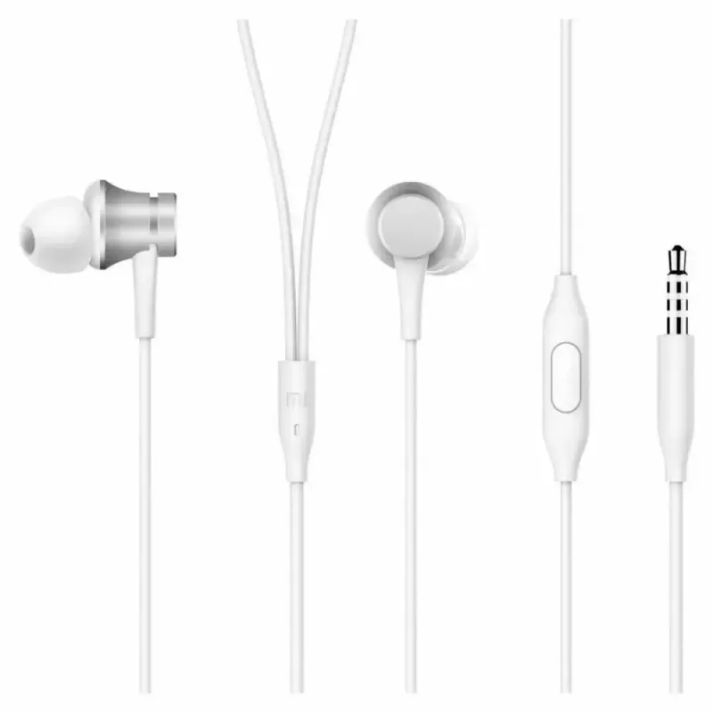 Xiaomi Mi In-Ear Headphones Basic austiņas 3.5 mm savienotājs Sudraba, Balta