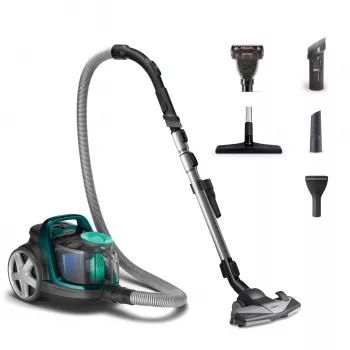 Cilindriskais putekļsūcējs Philips 5000 sērija FC9556/09 — 750 W, 1,5 L, zils, 4,5 kg