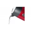 Bosch TWK4P434 elektriskā tējkanna — 1,7 L, 2400 W, melna/sarkana