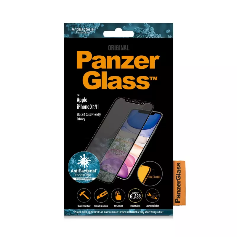 PanzerGlass ® Privātuma ekrāna aizsargs iPhone 11 | XR | no malas līdz malai
