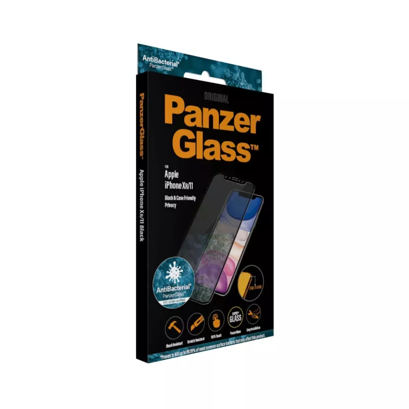 PanzerGlass ® Privātuma ekrāna aizsargs iPhone 11 | XR | no malas līdz malai