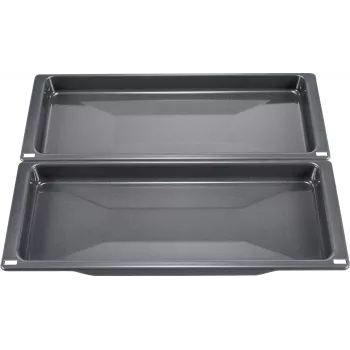 Cepeškrāsns daļa Bosch HEZ530000 – piederums Bosch cepeškrāsnīm, melna, 1,42 kg, 430×475 mm