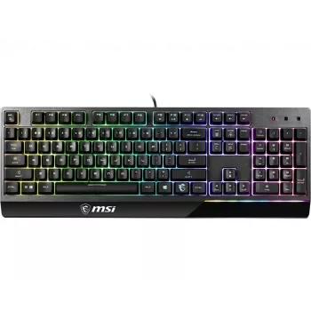 MSI Vigor GK30 tastatūra spēlēm USB QWERTY US International Melns