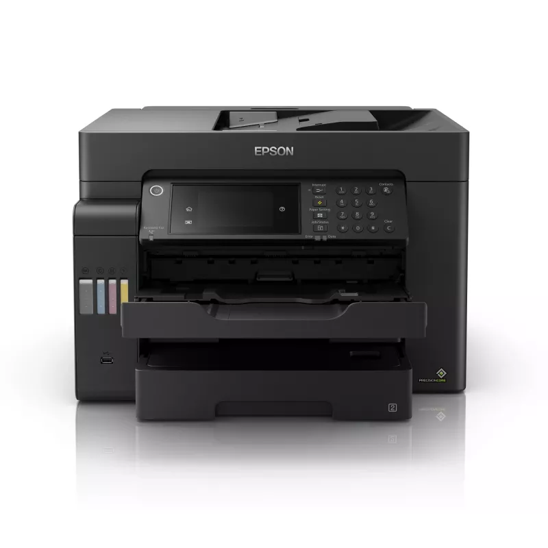 Daudzfunkciju printeris Epson EcoTank L15150 — krāsu tintes, A3+ (4800x2400 DPI), Wi‑Fi, Ethernet
