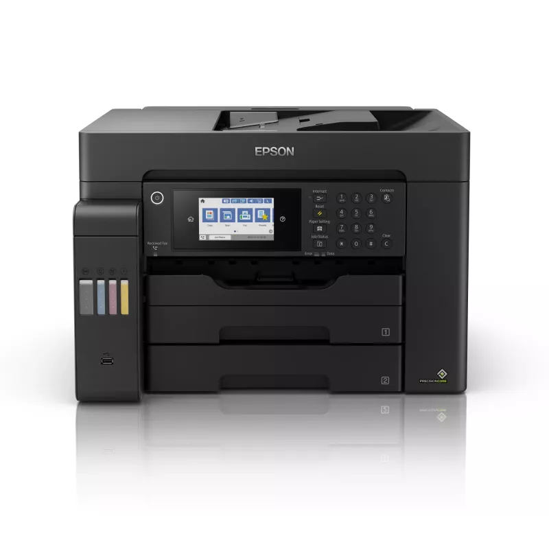 Daudzfunkciju printeris Epson EcoTank L15150 — krāsu tintes, A3+ (4800x2400 DPI), Wi‑Fi, Ethernet
