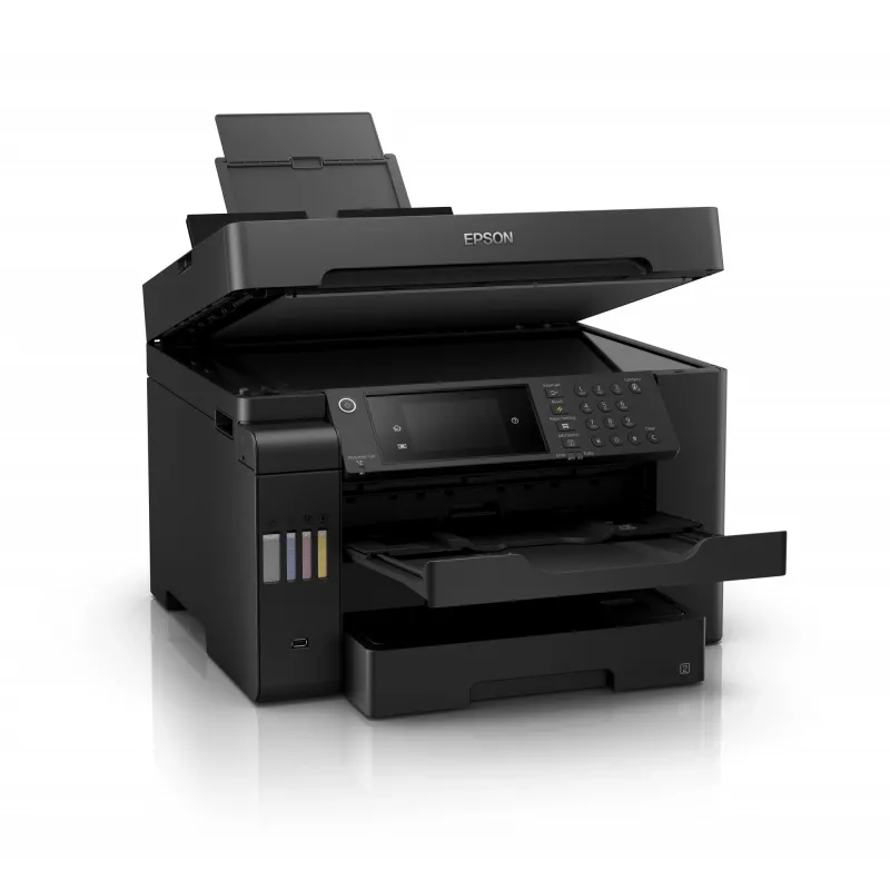 Daudzfunkciju printeris Epson EcoTank L15150 — krāsu tintes, A3+ (4800x2400 DPI), Wi‑Fi, Ethernet