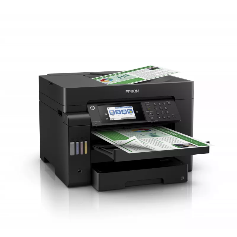 Daudzfunkciju printeris Epson EcoTank L15150 — krāsu tintes, A3+ (4800x2400 DPI), Wi‑Fi, Ethernet