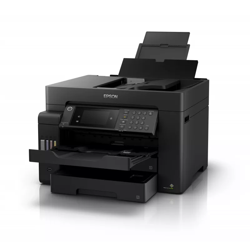 Daudzfunkciju printeris Epson EcoTank L15150 — krāsu tintes, A3+ (4800x2400 DPI), Wi‑Fi, Ethernet
