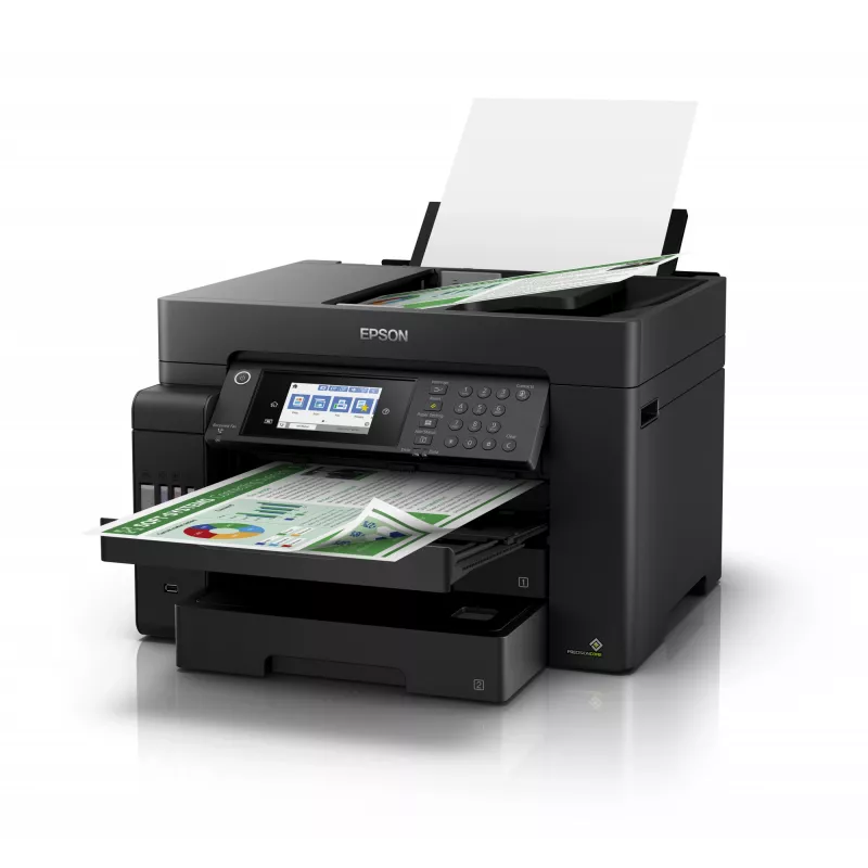 Daudzfunkciju printeris Epson EcoTank L15150 — krāsu tintes, A3+ (4800x2400 DPI), Wi‑Fi, Ethernet