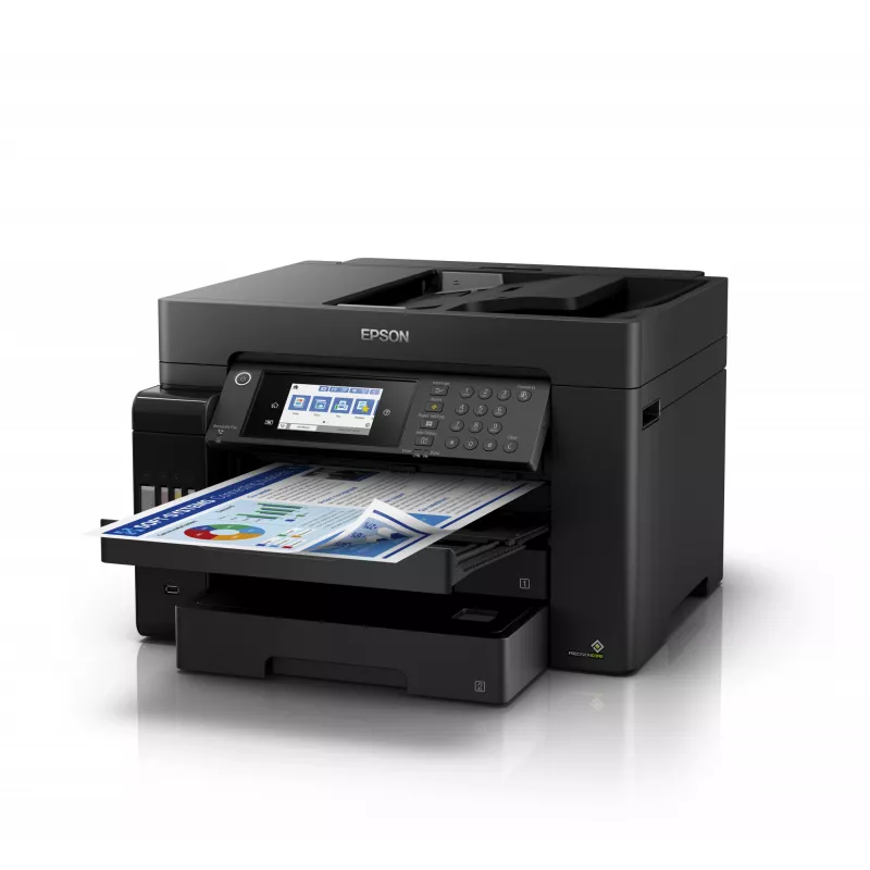 Daudzfunkciju printeris Epson EcoTank L15150 — krāsu tintes, A3+ (4800x2400 DPI), Wi‑Fi, Ethernet