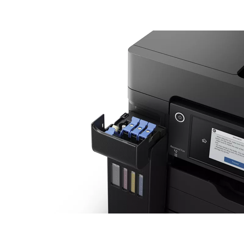 Daudzfunkciju printeris Epson EcoTank L15150 — krāsu tintes, A3+ (4800x2400 DPI), Wi‑Fi, Ethernet