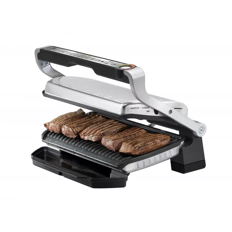 Kontaktgrils Tefal GC724D galda virsmas plāts, metālisks/melns, 440×340×172 mm, 7 kg
