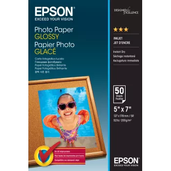 Glancēts foto papīrs Epson C13S042545 13x18cm 50 loksnes