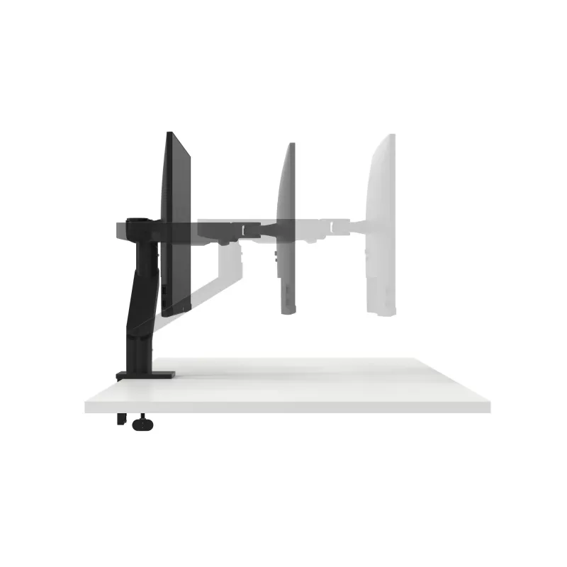 DELL Single Monitor Arm - MSA20, 10 kg, 48,3 cm (19 collas), 96,5 cm (38 collas), Augstuma regulēšana, Melns