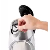 Elektriskā tējkanna ETA ETA915390000 — 1.5 L, 2200 W, nerūsējošais tērauds un caurspīdīgs stikls, melna