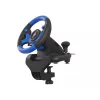 GENESIS Seaborg 350 Melns, Blue USB stūre + pedāļi Nintendo Switch, PC, PlayStation 4, Playstation 3, Xbox 360, Xbox One, Xbox Series S, Xbox Series X