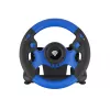 GENESIS Seaborg 350 Melns, Blue USB stūre + pedāļi Nintendo Switch, PC, PlayStation 4, Playstation 3, Xbox 360, Xbox One, Xbox Series S, Xbox Series X