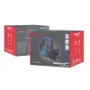 GENESIS Seaborg 350 Melns, Blue USB stūre + pedāļi Nintendo Switch, PC, PlayStation 4, Playstation 3, Xbox 360, Xbox One, Xbox Series S, Xbox Series X