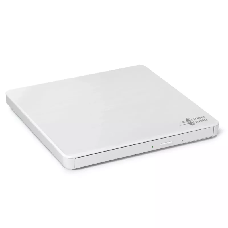 HITACHI-LG DATA STORAGE plāns pārnēsājams DVD rakstītājs - Gp60nw60 - USB 2.0 - balts